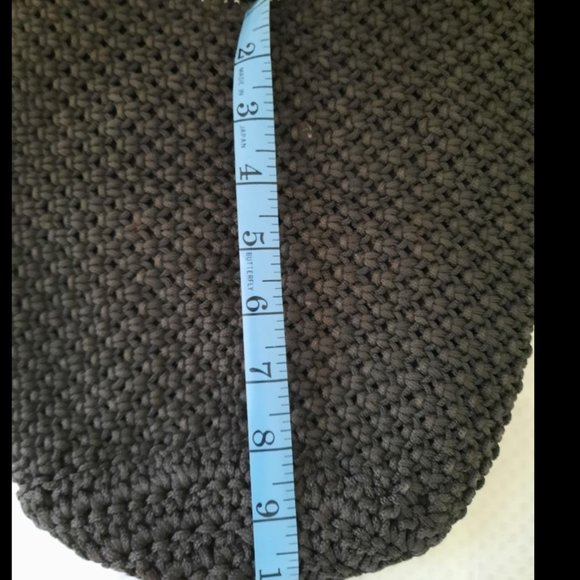 ๐ Cute Dark Brown Macrame Purse Shoulder Bag, Boho, Cottage Core, LN - Picture 7 of 8